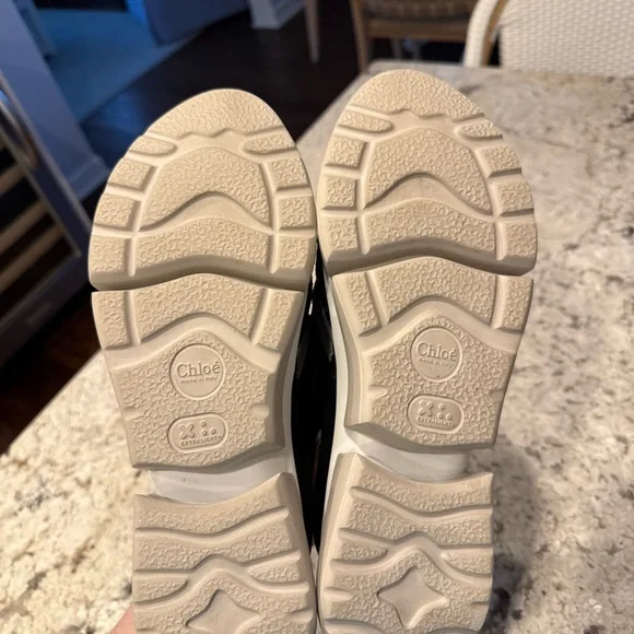 Chloe sneakers leather and suede size 41 US 10.5 - Picture 5 of 7